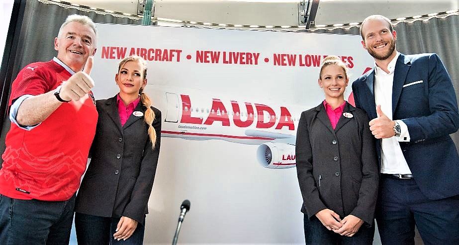 Imagen Ryanair completa la adquisición del 75% de LaudaMotion