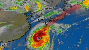 El tifón Trami obliga a cancelar más de 1.000 vuelos a su paso por Japón