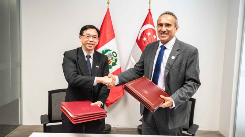 Perú suscribe un acuerdo de conectividad aérea con Singapur (Foto: Ministerio de Transportes y Comunicaciones)