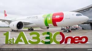TAP recibe el primer A330neo del mundo, el avión más moderno de Airbus