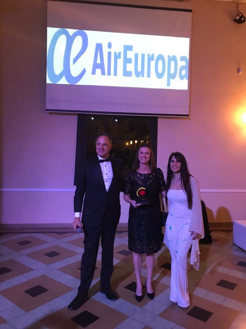 Air Europa fue premiada por el desarrollo del turismo hacia España.
