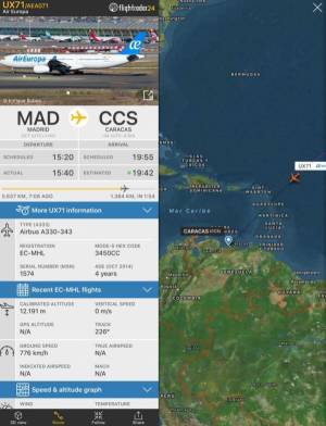 Tripulaciones de Air Europa ya no dormirán en Caracas