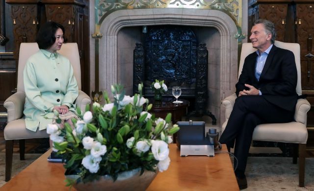 La magnate Pansy Ho fue recibida por el presidente Macri en Casa Rosada