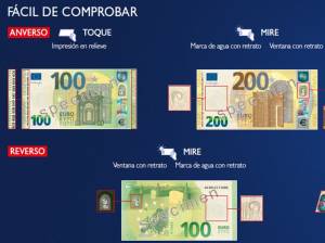 Entran en vigor los nuevos billetes de 100 € y 200 €, más seguros y cómodos