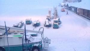 El aeropuerto de Bariloche vuelve a estar operativo tras fuertes nevadas