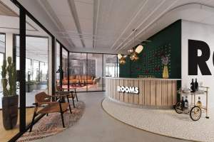 Rooms, nuevo concepto de coworking de Fattal Group para sus hoteles