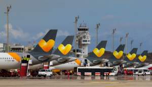 Los aviones Thomas Cook Airlines, confiscados salvo los de Balearics 