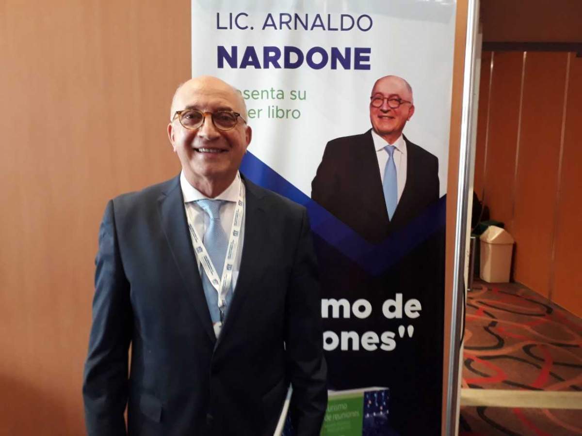 Arnaldo Nardone fue acompañado por referentes de la industria de reuniones
