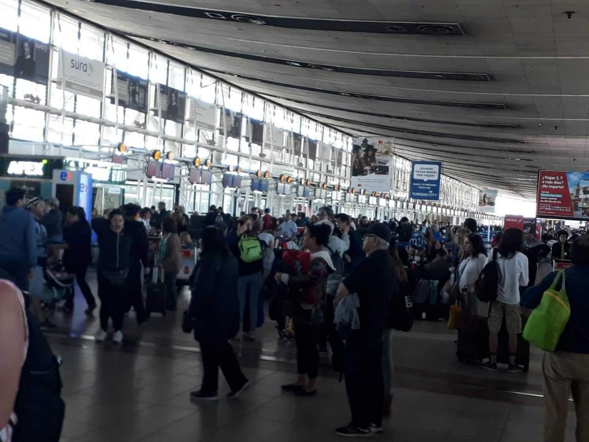 Aeropuerto Nuevo Pudahuel de Santiago funciona con normalidad desde el jueves