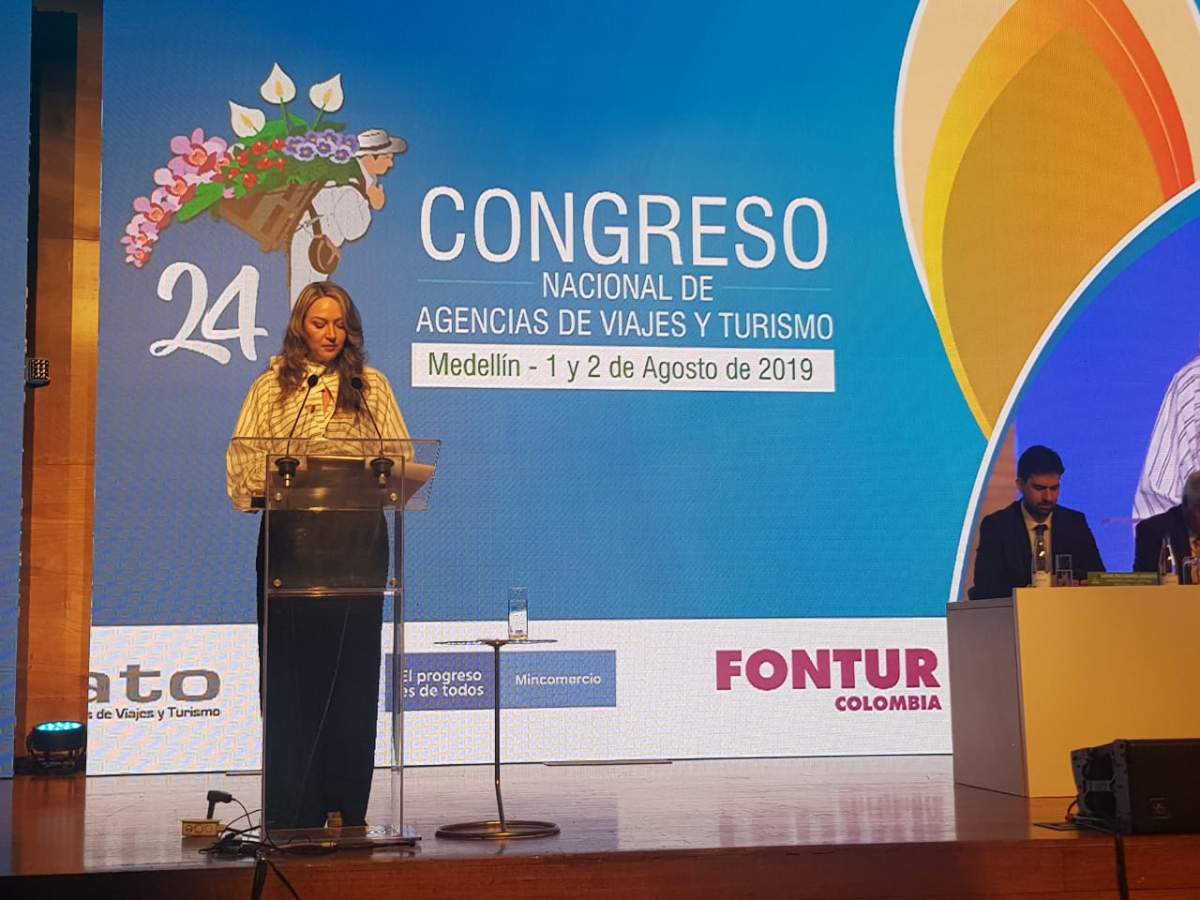 Paula Cortés, vicepresidenta de FOLATUR y presidenta ejecutiva de ANATO