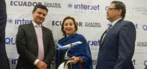 Mexicana Interjet abre su segunda ruta a Ecuador en pocas semanas