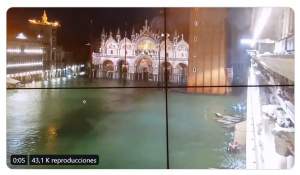 Venecia sufre la segunda mayor inundación de su historia
