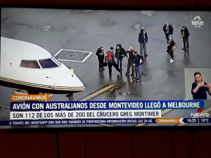 El martes completarían evacuación de cruceristas desde Uruguay