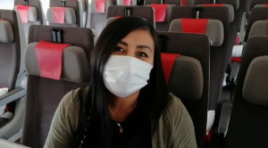 Sin contagios a bordo en el vuelo a Lanzarote con un caso de COVID-19