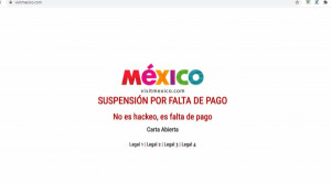 Más problemas de promoción para México: suspenden web oficial