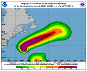 El huracán Paulette impactará en Bermudas hoy