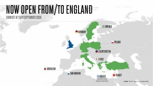 Semáforo de destinos: nueve países abiertos para los ingleses