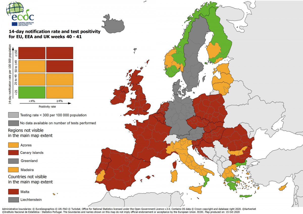 Europa: Semáforo COVID - Coronavirus a nivel mundial y Turismo: noticias, dudas salud - Foro General de Viajes