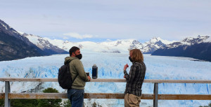Desescalada argentina: vuelven los turistas al glaciar Perito Moreno
