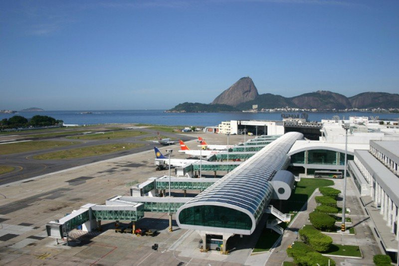 Aeropuerto Santos Dumont de Rio de Janeiro.