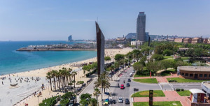 Los 107 hoteles abiertos en Barcelona registran menos del 15% de ocupación