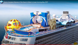 El nuevo Odissey of the Seas, un parque temático sobre el mar