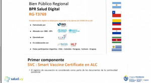 Uruguay tiene resuelto que usará un documento sanitario internacional