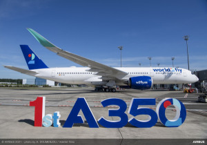 World2fly lista para despegar al Caribe: recibe su primer Airbus A350-900 