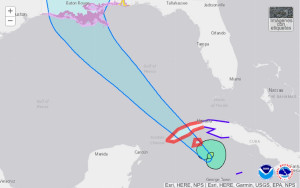 Aviso de huracán para el oeste de Cuba