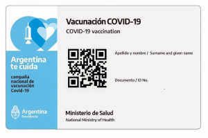 Entró en vigencia el certificado digital de vacunación en Argentina