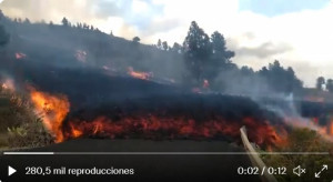 Enaire activa un protocolo especial en La Palma tras la erupción del volcán
