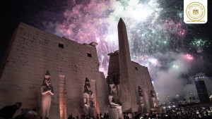 Fiesta faraónica en la reapertura de la Avenida de las Esfinges de Luxor