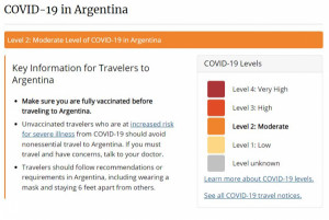 EEUU mejoró la calificación de riesgo para viajes a Argentina
