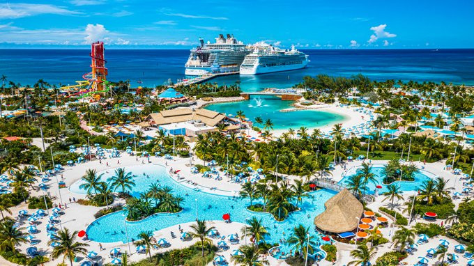 Coco Cay, la isla privada de Royal Caribbean en las Bahamas,un refugio ante el cierre de puertos y destinos.