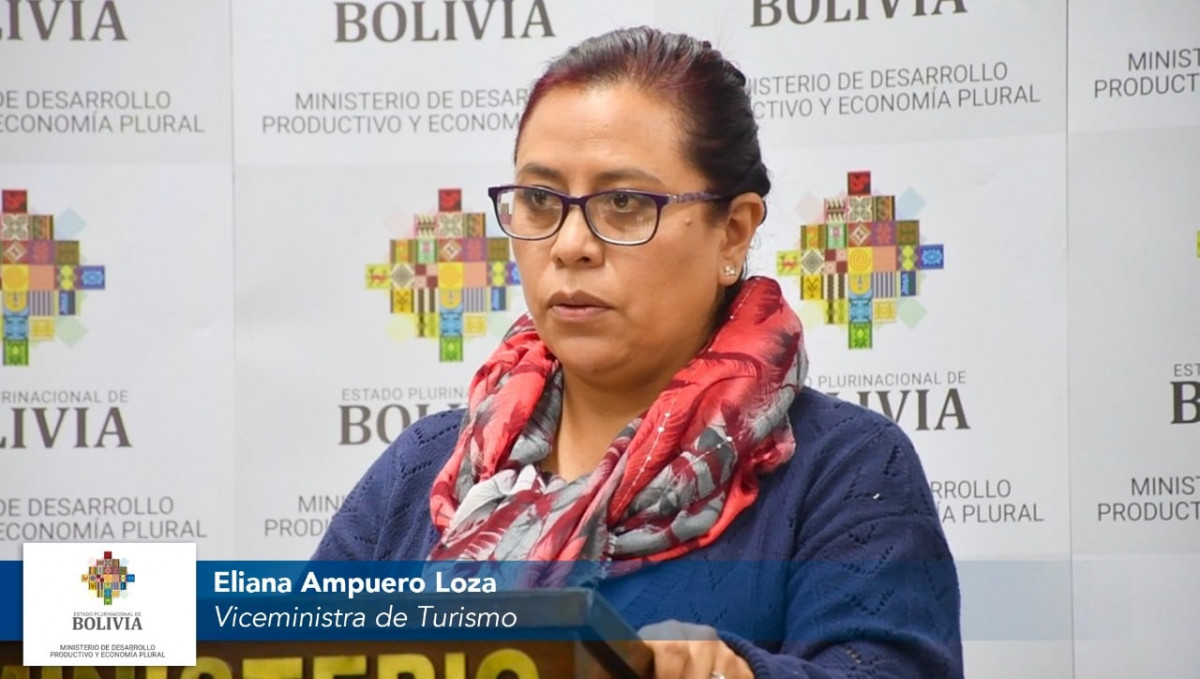 Eliana Ampuero, viceministra de Turismo de Bolivia.