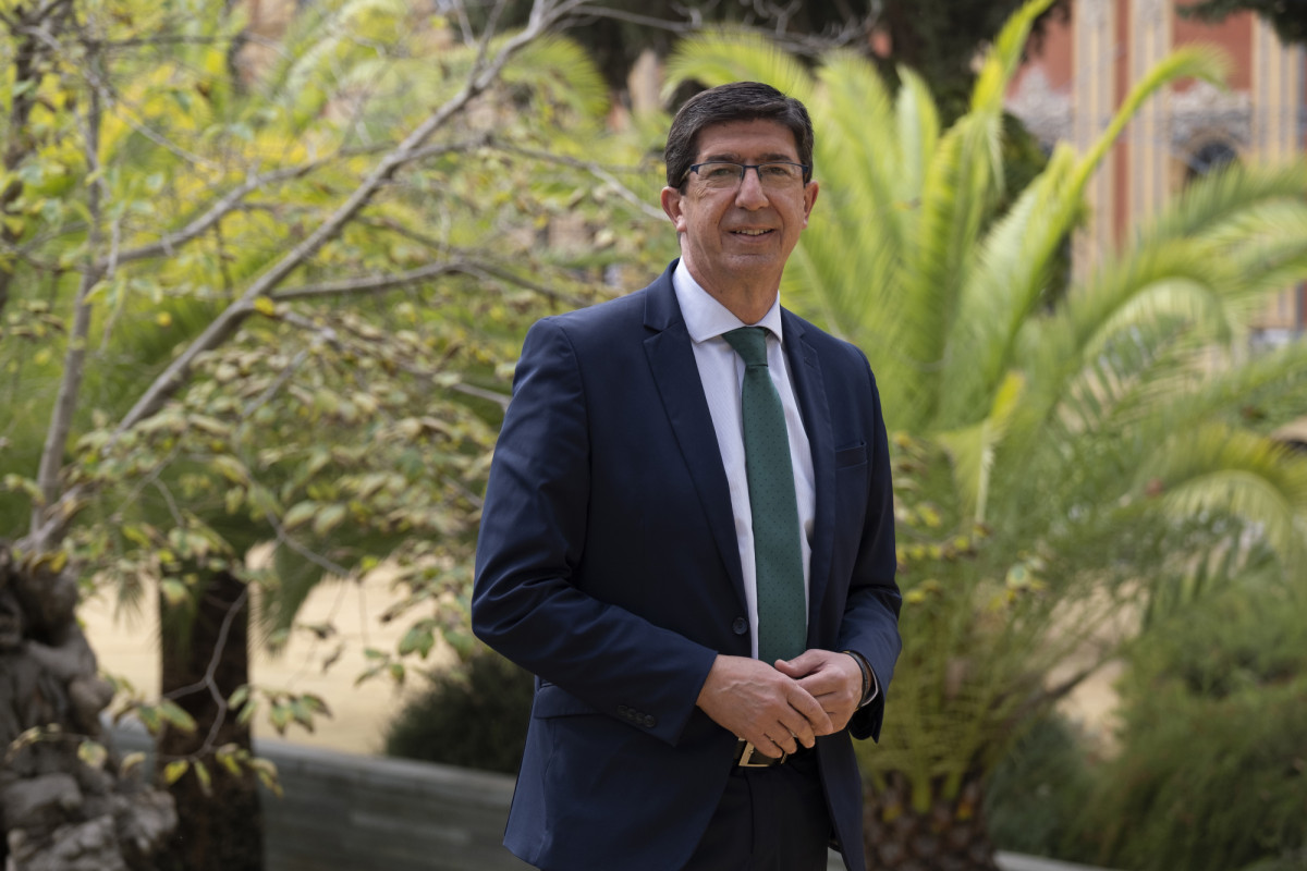 El vicepresidente de la Consejería de Turismo de Andalucía, Juan Marín