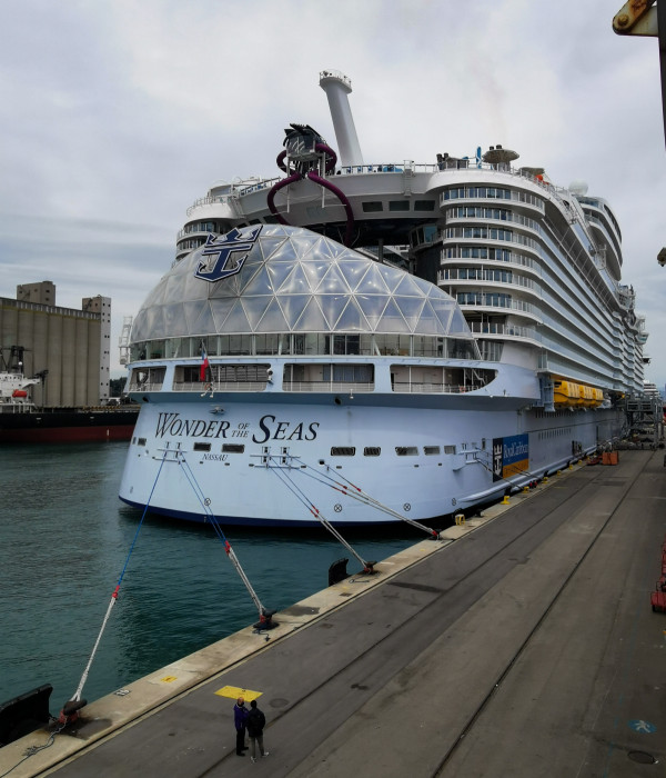 Two days on the Wonder of the seas, a cruise after the Covid era