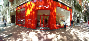Iberia lleva su nueva experiencia a bordo al centro de Madrid