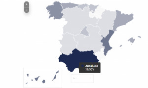 Mapa de la intención de viaje de los turistas españoles para este verano