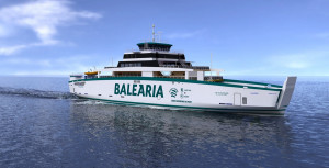 El primer ferry eléctrico de España, botado al mar