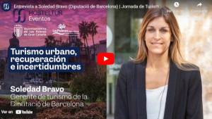 Soledad Bravo (D.Barcelona) en la Jornada sobre Turismo Urbano de Hosteltur
