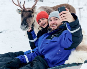 Uber se pasa al trineo en Laponia