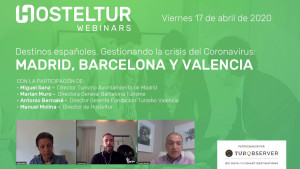 Webinar: Destinos Españoles, ciudades: Madrid, Barcelona y Valencia