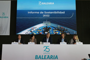 Baleària cierra 2022 con un 64% más de pasajeros y 42% más en facturación