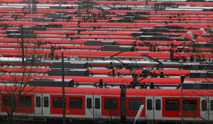 Paralizados los trenes de Alemania por una huelga ferroviaria nacional 