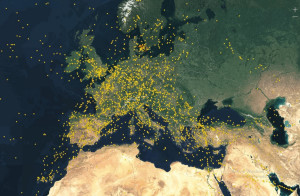 España, en el Top 3 de países europeos con más vuelos diarios