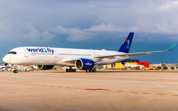 World2Fly Amplía Su Flota Con Un Airbus A350-900, El Más Moderno