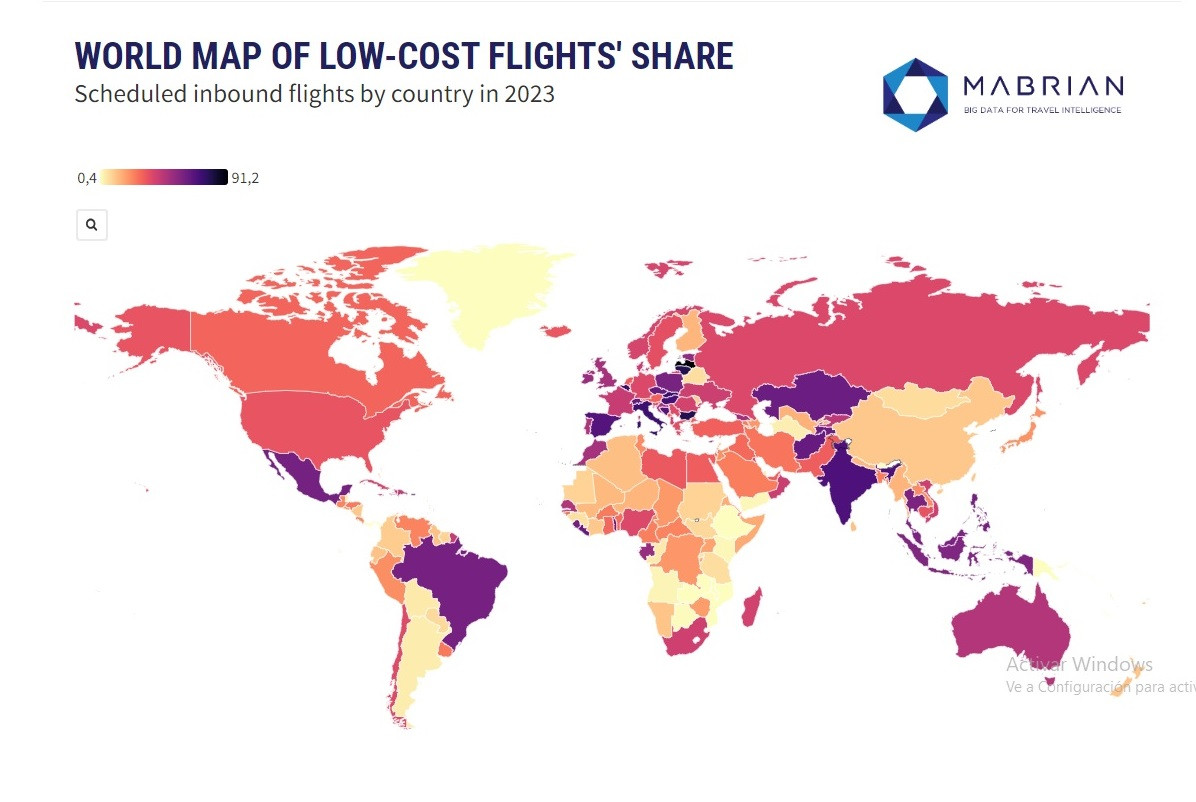 Expansión global de la conectividad aérea de bajo coste