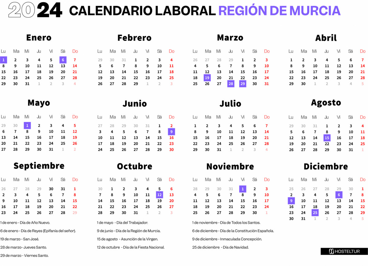 Murcia: 14 días en su calendario para viajar o visitarla en 2024