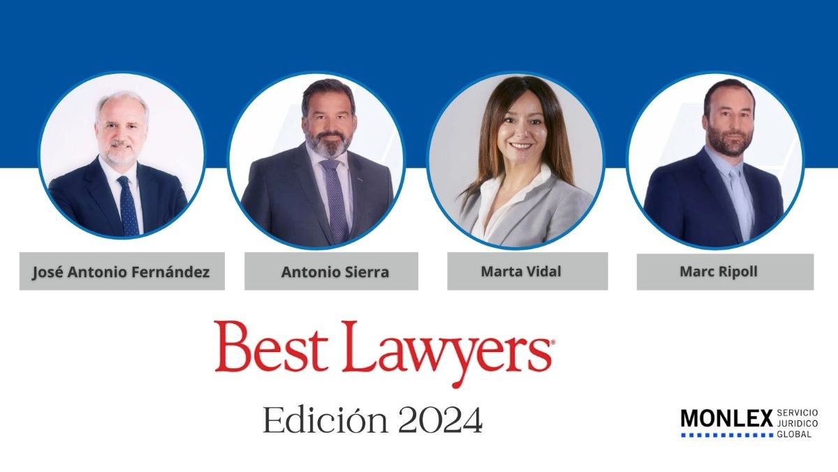 Cuatro de los abogados de Monlex, líderes en Derecho del turismo